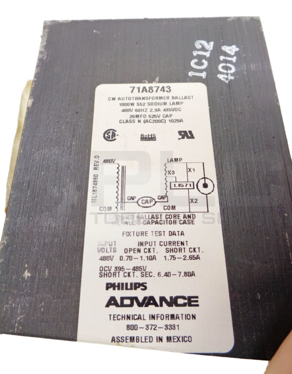 NEW PHILIPS ADVANCE 71A8743-001 CORE & COIL BALLAST KIT 71A8743 **READ** - Image 4