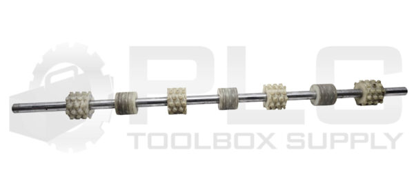 ASHLAND 43.5" SKATE WHEEL CONVEYOR AXEL, ~25.5MM SHAFT DIAMETER - Image 2