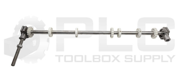 ASHLAND 39.5" SKATE WHEEL CONVEYOR AXEL W/ IPTCI SUC205-16G BEARINGS