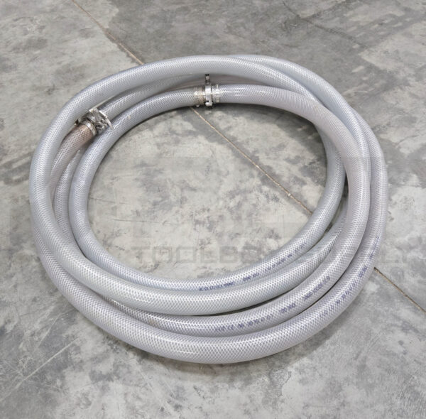 FOOD GRADE HOSE ~30', 1-1/2" ID, 100PSI AT 70F