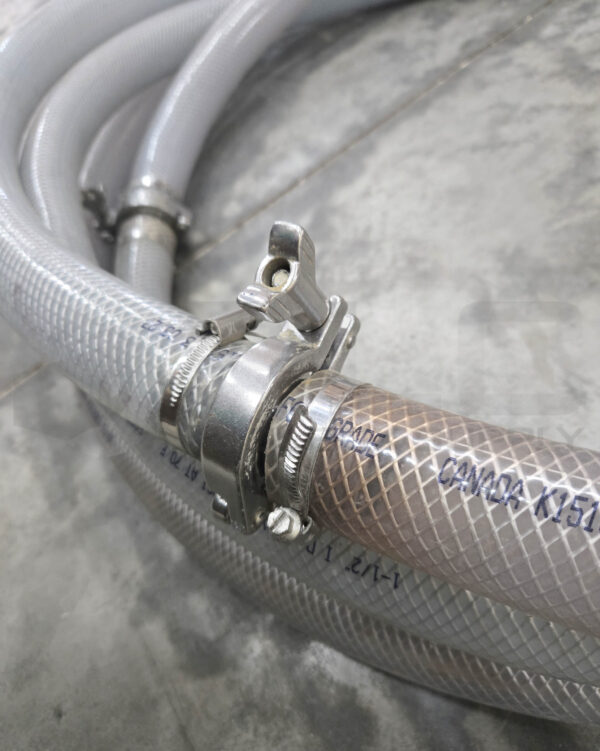 FOOD GRADE HOSE ~30', 1-1/2" ID, 100PSI AT 70F - Image 3