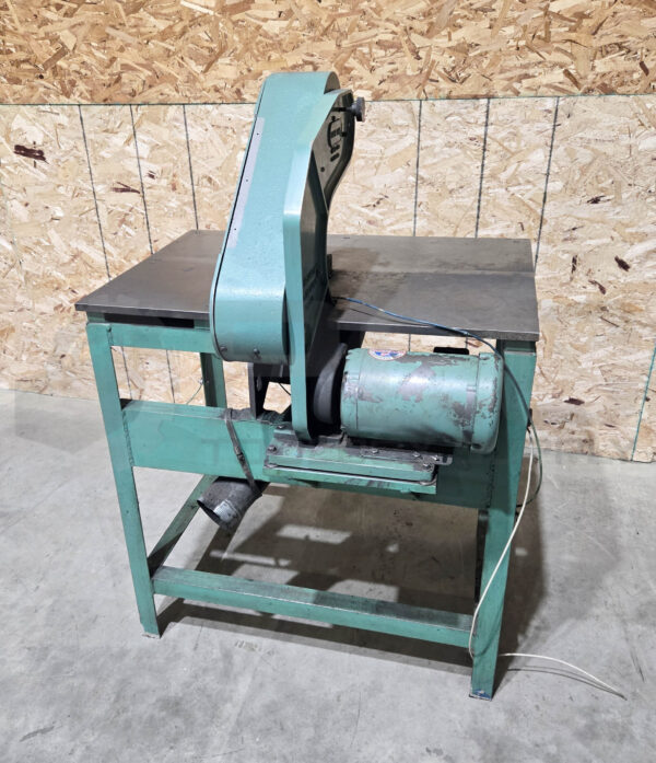 BURR KING 760 BELT SANDER W/ BALDOR M3555 MOTOR 3PH 2HP 3450RPM; 37"X30"X54" - Image 5