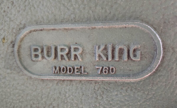 BURR KING 760 BELT SANDER W/ MARATHON D314 MOTOR 1.5HP 1PH 3450RPM FR: 56C - Image 6