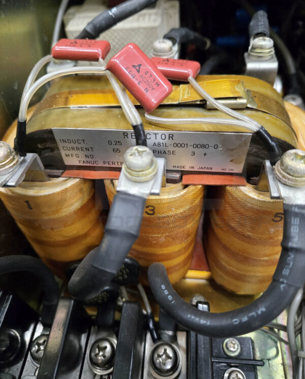 FANUC AC SPINDLE DRIVE W/ A20B-1001-0120 CONTROL BOARD & A81L-0001-0080-0 *READ* - Image 5