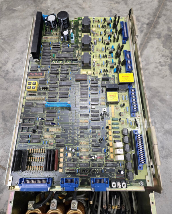FANUC AC SPINDLE DRIVE W/ A20B-1001-0120 CONTROL BOARD & A81L-0001-0080-0 *READ* - Image 6