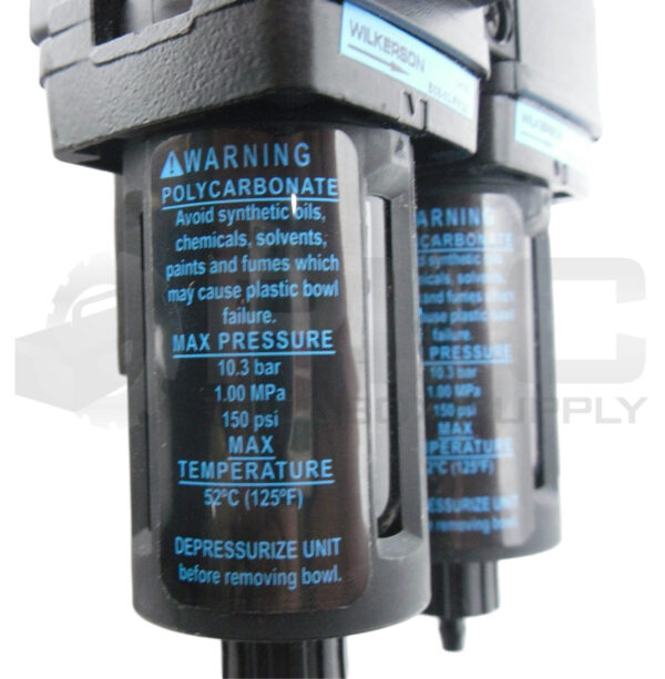 NEW WILKERSON D08-02-FKG0 FILTER/REGULATOR & LUBRICATOR 150 MAX PSI - Image 5