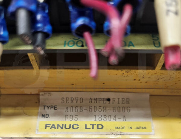 FANUC A06B-6058-H006 SERVO AMPLIFIER A06B6058H006 *READ* - Image 9