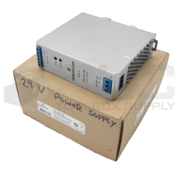 NEW EMERSON SVL 5-24-100 POWER SUPPLY 120W 24V 100-240VAC 5AMP, SVL5-24-100