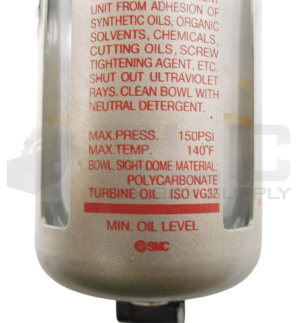 NEW SMC FILTER BOWL, 150PSI 140°F *READ* - Image 7