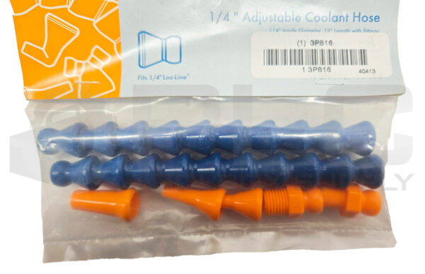 NEW SEALED LOC-LINE 3P816 ADJUSTABLE COOLANT HOSE 1/4" W/ FITTINGS (7 PIECES) - Image 3
