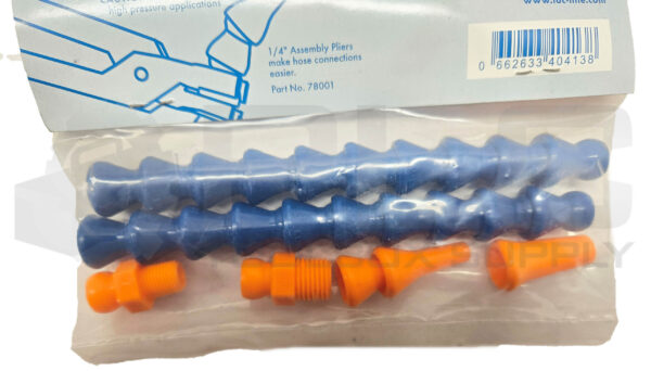 NEW SEALED LOC-LINE 3P816 ADJUSTABLE COOLANT HOSE 1/4" W/ FITTINGS (7 PIECES) - Image 4