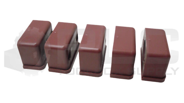 LOT OF 5 NEW BWF PLASTIC JUNCTION BOX, 3.5" X 1.5" X 2.25"