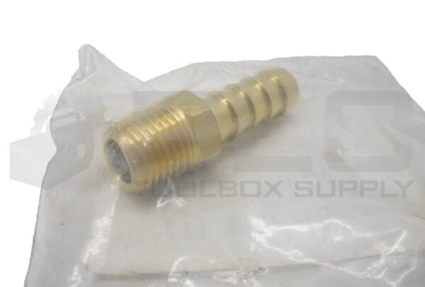 LOT OF 4 NEW SEALED GRAINGER 6AFP6 BRASS HOSE BARB 3/8", 1/4" NPT - Image 3