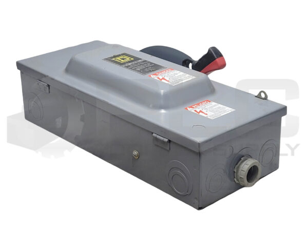 SQUARE D H363 /F3 HEAVY DUTY ENCLOSED SWITCH 100A 60HZ 600VAC 600VDC