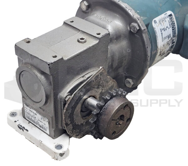 RELIANCE ELECTRIC T56S1004A-KB MOTOR 1/2HP W/ TIGEAR 15QZ15L56 GEAR REDUCER - Image 5