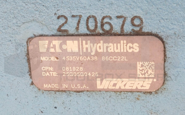 EATON VICKERS 4535V60A38 86CC22L HYDRAULIC VANE PUMP - Image 4