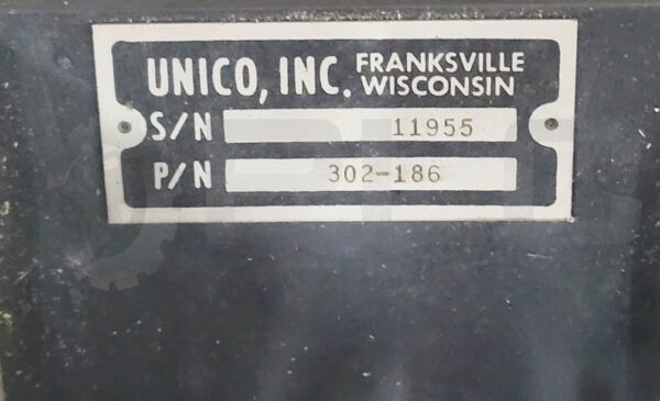 UNICO 302-186 DC DRIVE W/ 303-097 2A POWER SUPPLY - Image 6