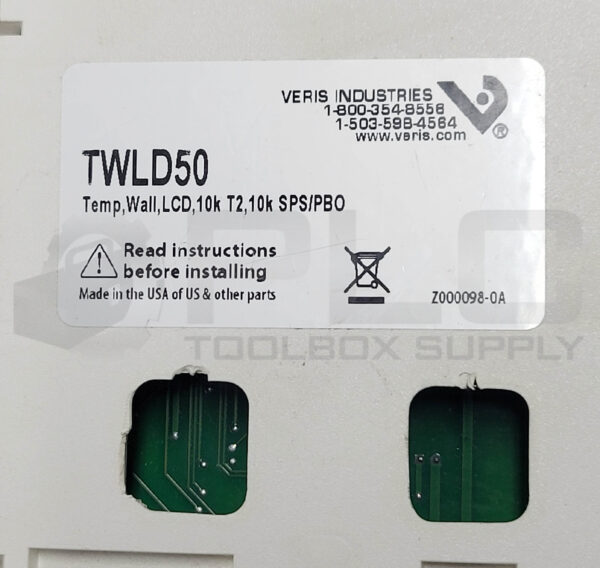 VERIS INDUSTRIES TWLD50 WALL TEMPERATURE SENSOR - Image 4