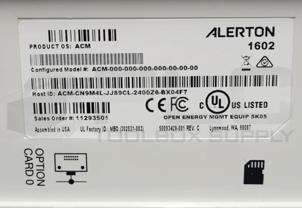 ALERTON 50080121-001 CONTROL MODULE ACM-000-000-000-000-00-00-00 24VAC - Image 5