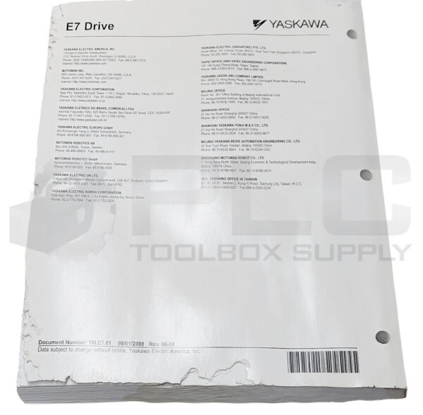 NEW YASKAWA CIMR-E7U4011 VARISPEED E7 AC DRIVE SPEC 40111B *READ* - Image 3