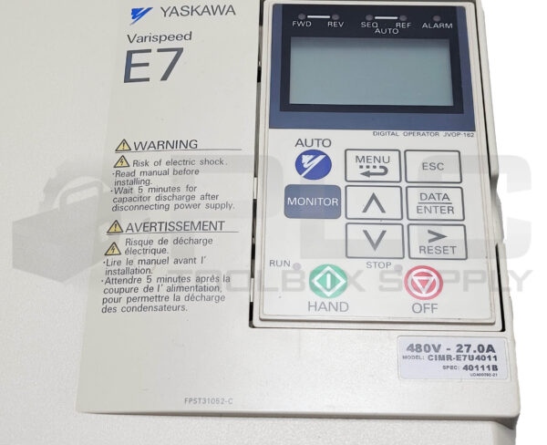 NEW YASKAWA CIMR-E7U4011 VARISPEED E7 AC DRIVE SPEC 40111B *READ* - Image 8
