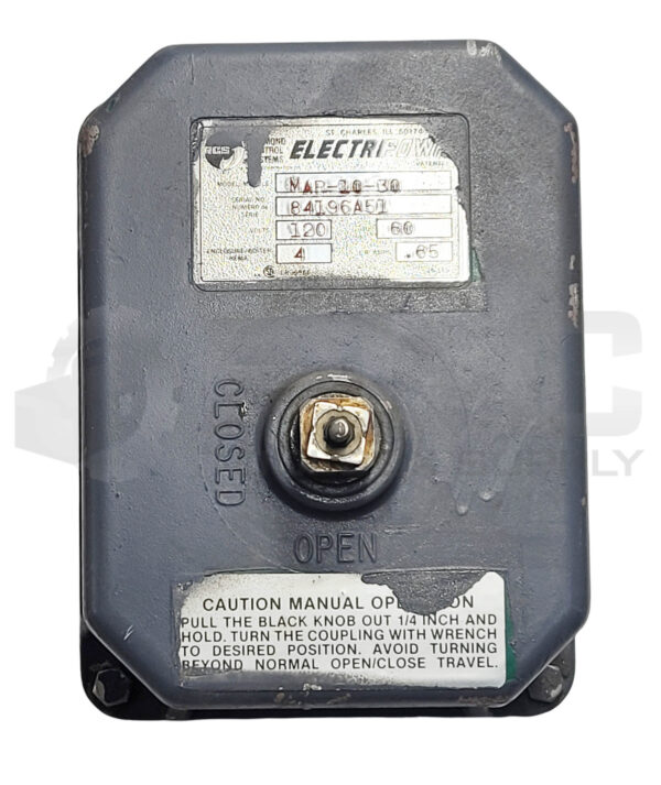 ELECTRIPOWER MAR-10-30 ELECTRIC VALVE ACTUATOR 120V 60HZ 0.65A - Image 4