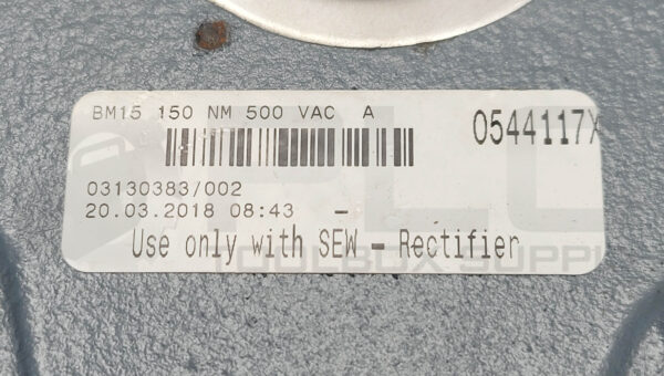 NEW SEW EURODRIVE BM15 150 NM 500 VAC A ELECTRIC BRAKE 0544117X - Image 6