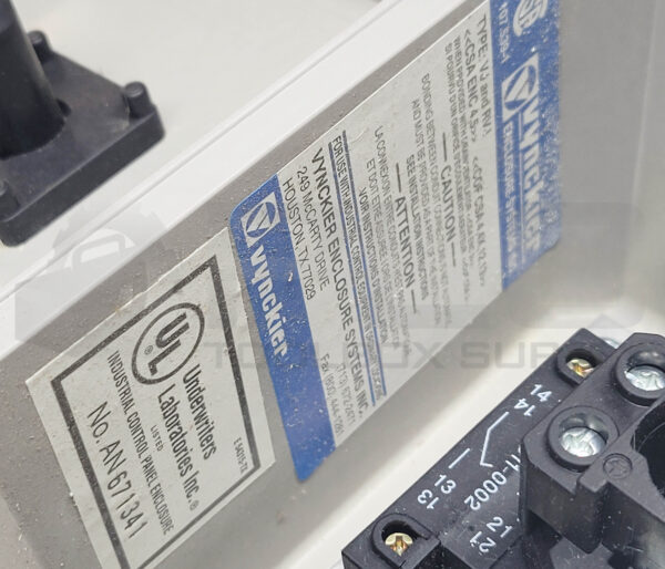 NEW VYNCKIER VJ606W NON-METALLIC ENCLOSURE W/ SALZER H232 DISCONNECT SWITCH - Image 8