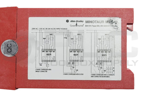 NEW ALLEN BRADLEY 440R-D23022 /A SAFETY RELAY MINOTAUR MSR7R EN60204-1 - Image 3