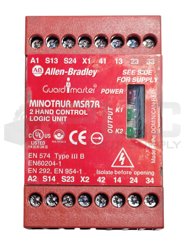 NEW ALLEN BRADLEY 440R-D23022 /A SAFETY RELAY MINOTAUR MSR7R EN60204-1 - Image 4