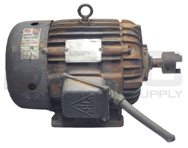 DELCO 2G2104 MOTOR 3PH AC FRAME 213 3HP 1765RPM 460V 4.16A 60HZ