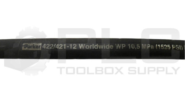 PARKER 422/421-12 HYDRAULIC HOSE 1525PSI 3/4" APPROX 2' - Image 4