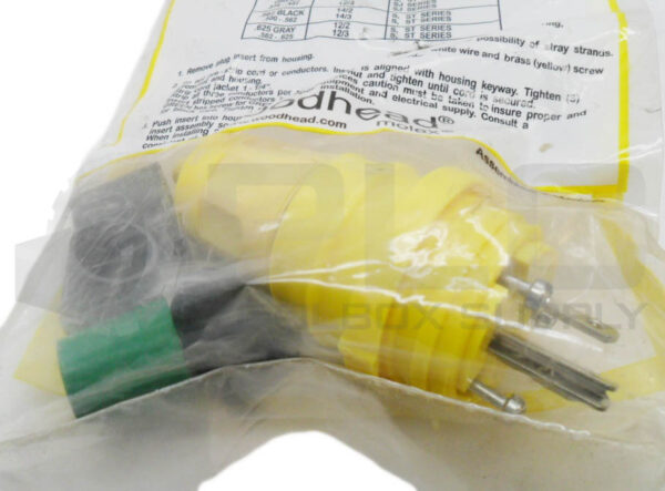 SEALED NEW WOODHEAD 14W47 WATERTITE PLUG 15A 125V - Image 2