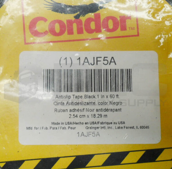 SEALED NEW CONDOR 1AJF5A ANTISLIP TAPE BLOACK 1"X 60' - Image 3