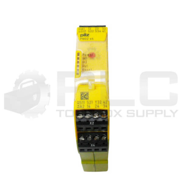 PILZ PNOZ S4 24VDC 3N/O 1N/C SAFETY RELAY 24VDC 750104