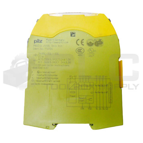 PILZ PNOZ S4 24VDC 3N/O 1N/C SAFETY RELAY 24VDC 750104 - Image 4