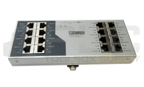 PHOENIX CONTACT FL SWITCH SF 16TX ETHERNET SWITCH 24VDC 2832849