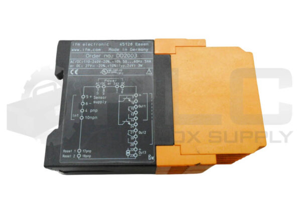 IFM ELECTRONIC DD2003 FREQUENCY/SPEED MONITOR 110-240V 50/60HZ FR-1 - Image 4
