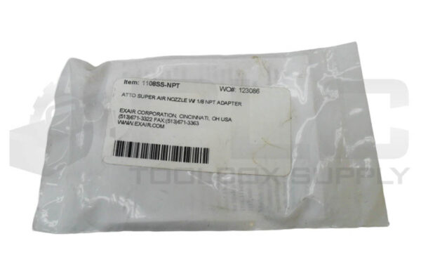 SEALED NEW EXAIR 1108SS-NPT SUPER AIR NOZZLE 1/8" NPT
