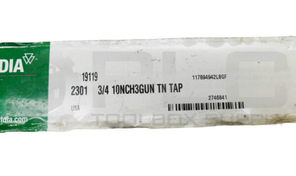 NEW WIDIA 3/4 10NCH3GUN TN TAP SPIRAL POINT PLUG TAP 19119 - Image 5