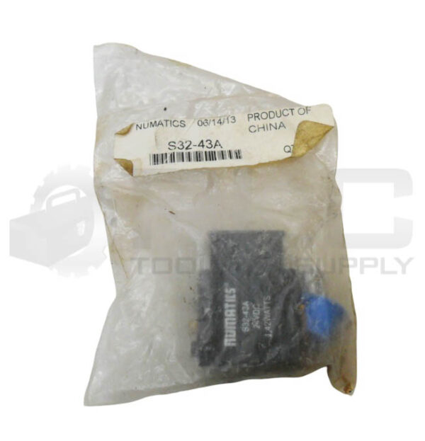 SEALED NEW NUMATICS S32-43A SOLENOID VALVE COIL 24VDC