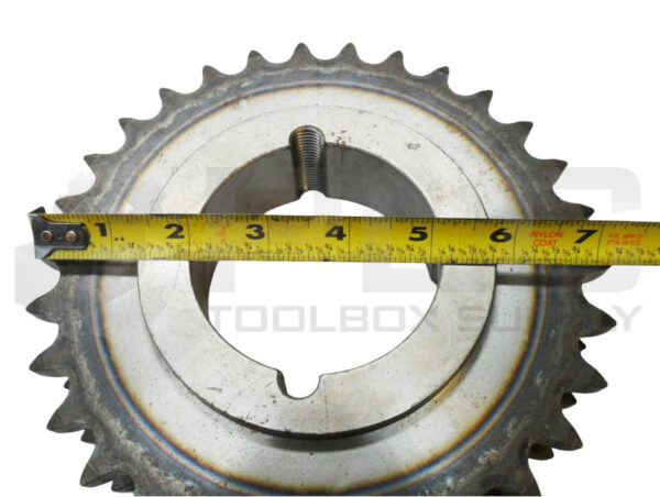 NEW 60 30HD DOUBLE ROW SPROCKET 3-3/8" BORE 30 TEETH 2517 *READ* - Image 3
