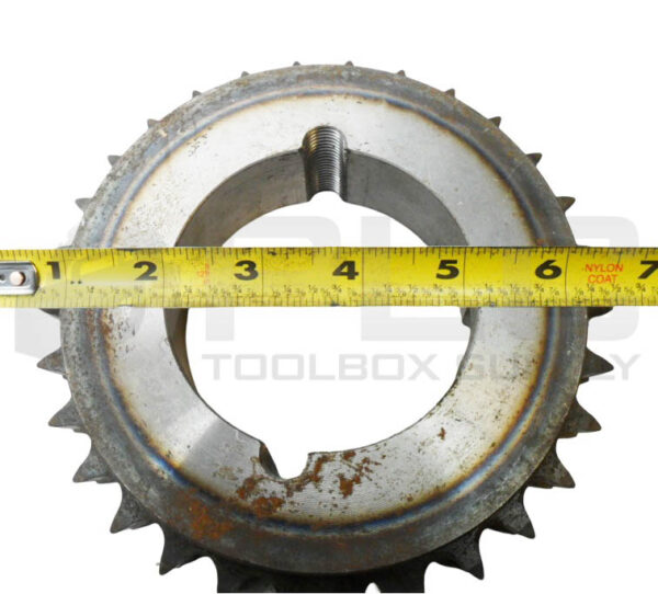 NEW 50 30HD DOUBLE ROW SPROCKET 3-3/8" BORE 30 TEETH 2517 *READ* - Image 3