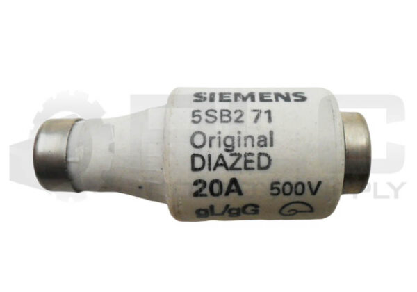 LOT OF 4 NEW SIEMENS 5SB271 DIAZED FUSE 20A 500V - Image 4