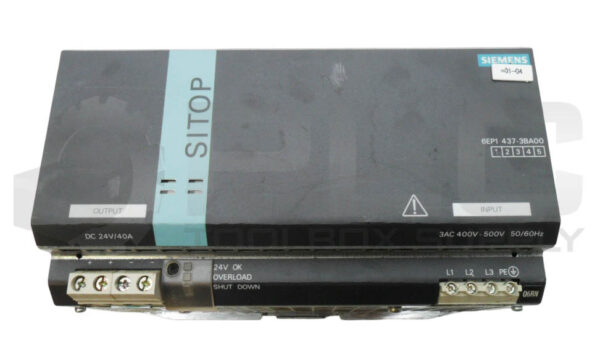 SIEMENS 6EP1437-3BA00 SITOP POWER 40 400-500V 2.6A 50/60HZ - Image 2