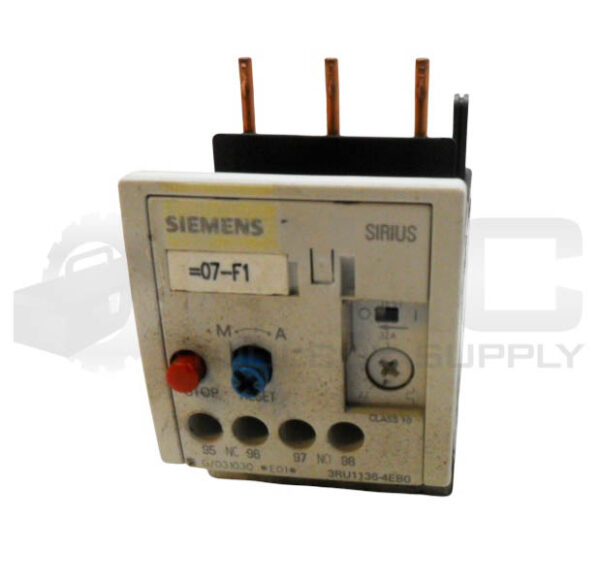 SIEMENS 3ZX1012-0RU11-1CA1 CONTACTOR 40A 690V 3RU1136-4EB0