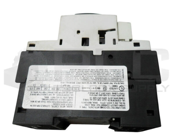 SIEMENS 3RV1021-1EA15 CIRCUIT BREAKER 32A 50/60HZ 400V - Image 4