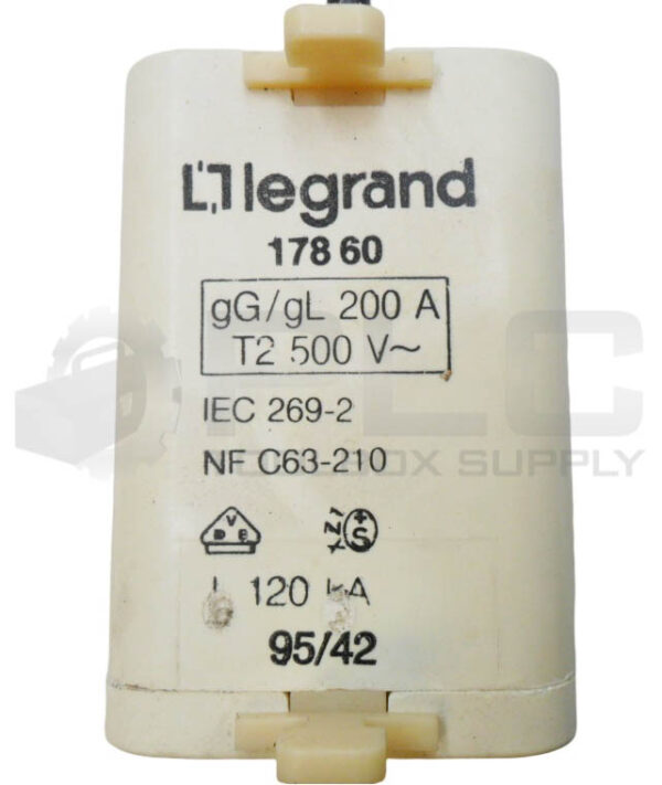 NEW LEGRAND 178 60 BLADE TYPE FUSE 200A 500V - Image 4
