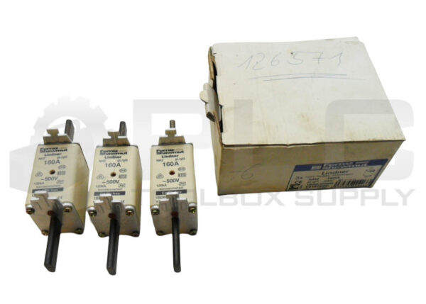 NEW BOX OF 3 FERRAZ SHAWMUT Y216704C CERAMIC BLADE TYPE FUSE 500A 160A *READ*