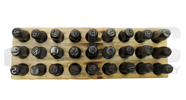 SET OF 29 TRITA 3163247 LETTER STAMPS SET 5MM - Image 2